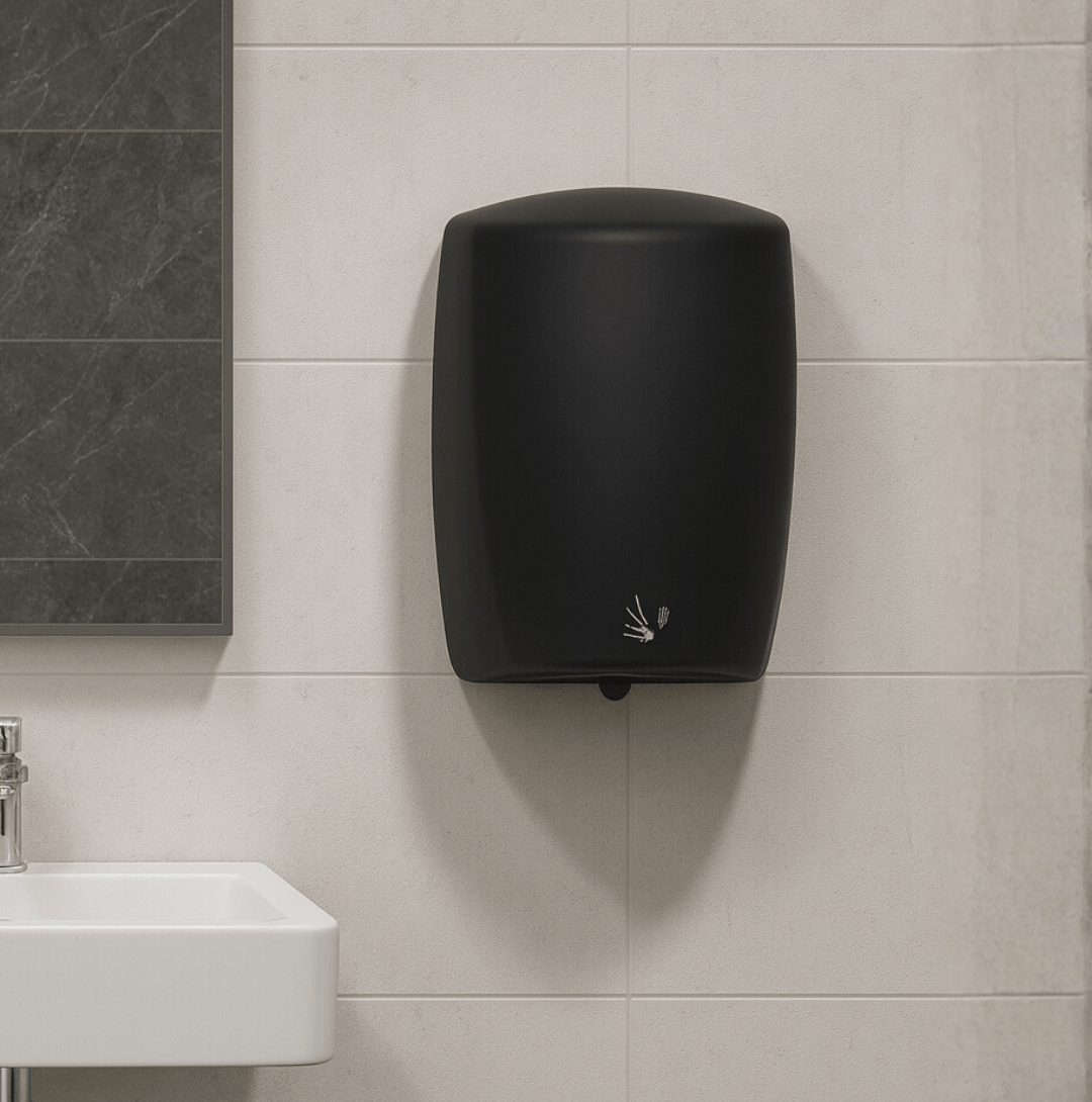 Secamanos por aproximacion m-7777 acero inox negro
