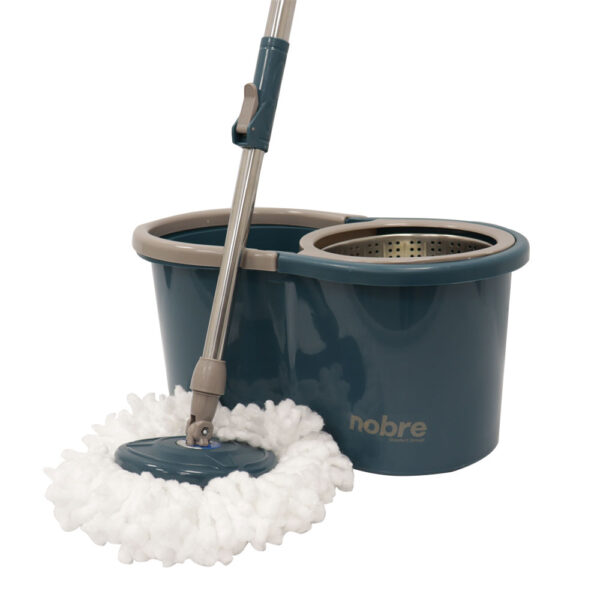 Conjunto Mop Rotativo 13 lts. c/ cesto  inox