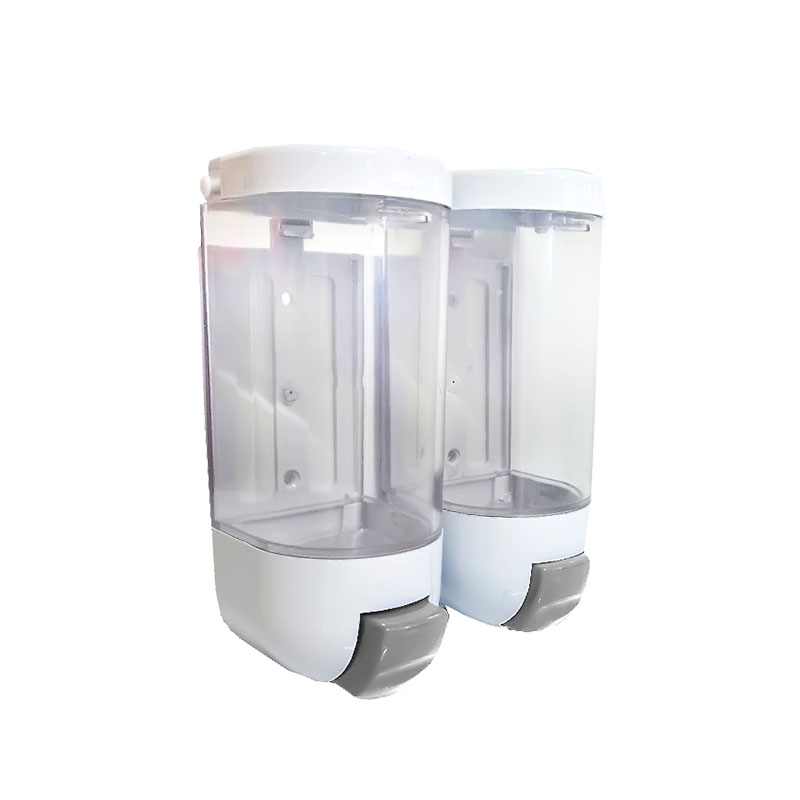 Dispenser para jabón líquido acrílico doble
