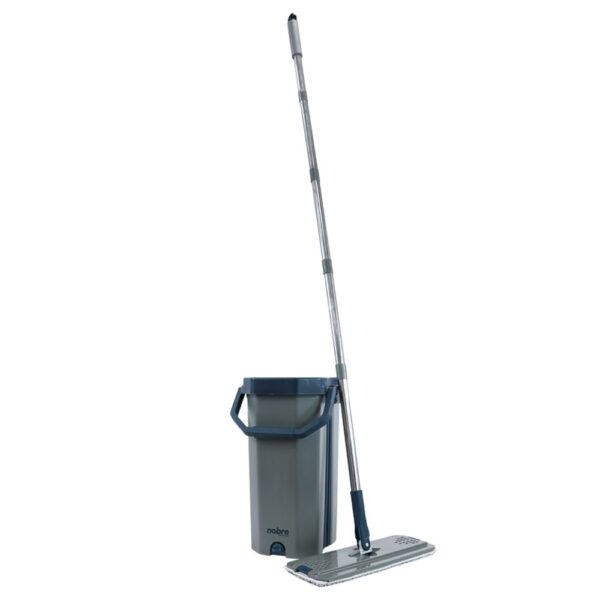 Conjunto mop plana 10 lts. gris - nobre